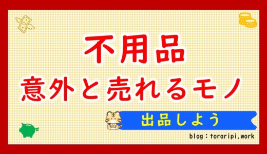 不用品を無駄に捨てるならお金に換えよう