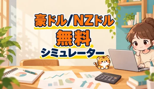 豪ドル/NZドルのトラリピ無料シミュレーター｜必要資金の見方