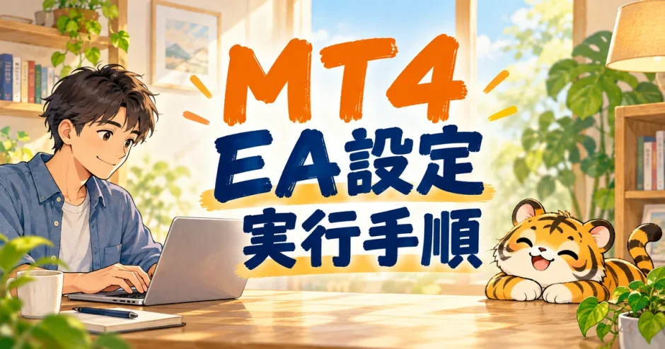 MT4のEA設定と実行手順の記事アイキャッチ
